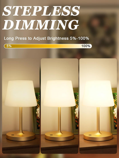 Shower Lamp IP54 Waterproof, Cordless Rechargeable Table Lamp, Outdoor Use