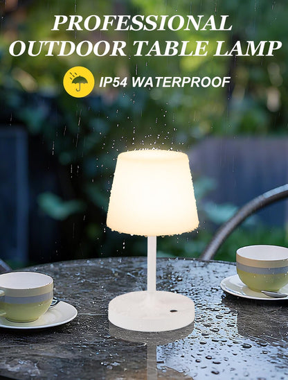 Shower Lamp IP54 Waterproof, Cordless Rechargeable Table Lamp, Outdoor Use