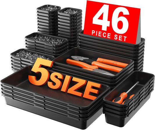 【𝟓 𝐒𝐈𝐙𝐄】 Tool Box Organizer Tray Divider Set Drawer Organizer