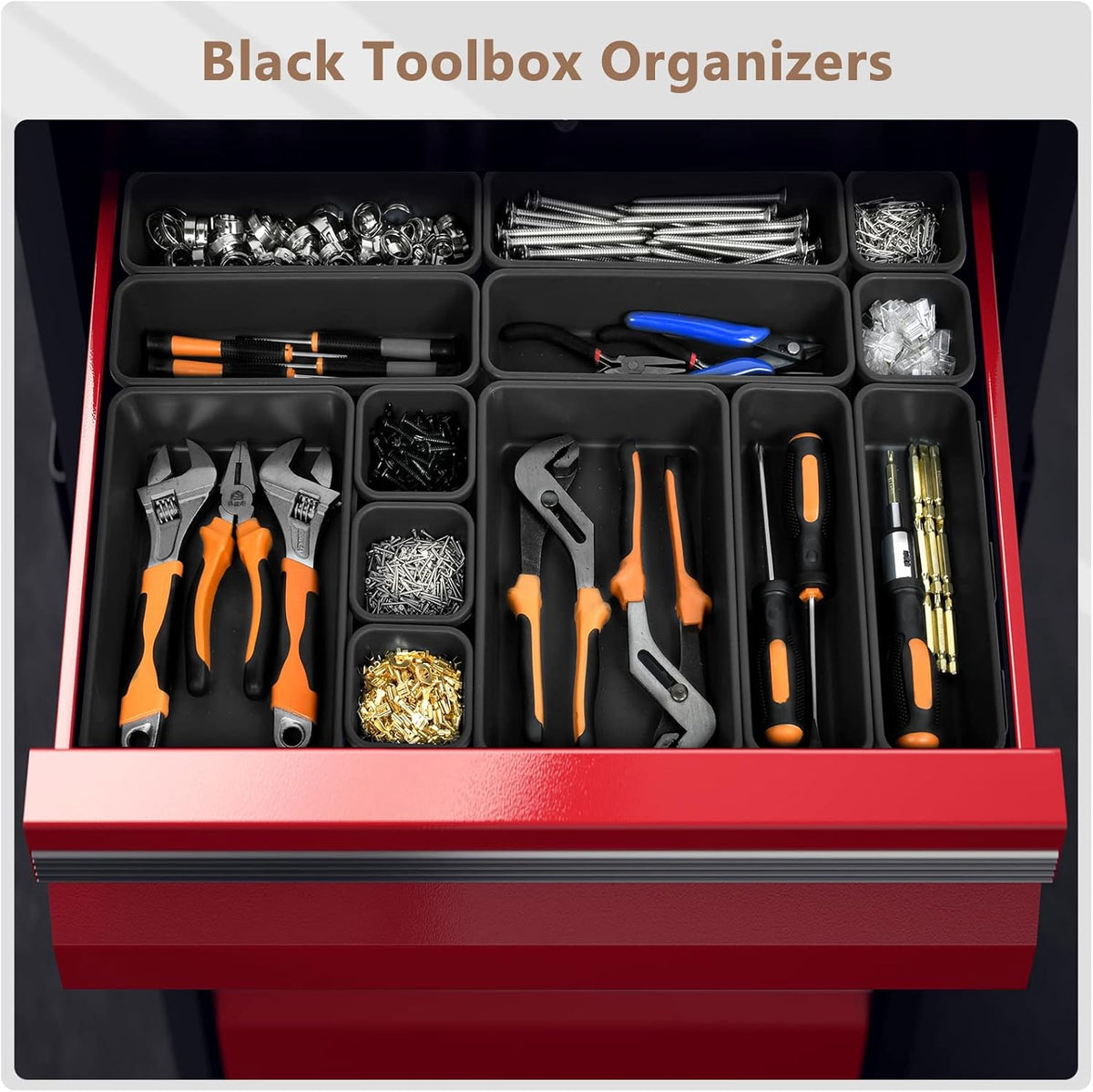【𝟓 𝐒𝐈𝐙𝐄】 Tool Box Organizer Tray Divider Set Drawer Organizer