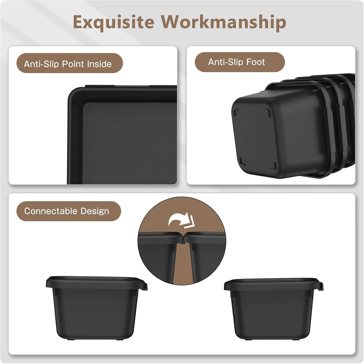 【𝟓 𝐒𝐈𝐙𝐄】 Tool Box Organizer Tray Divider Set Drawer Organizer