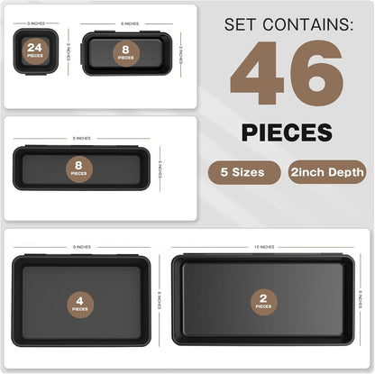 【𝟓 𝐒𝐈𝐙𝐄】 Tool Box Organizer Tray Divider Set Drawer Organizer