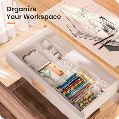 【𝟓 𝐒𝐈𝐙𝐄】 Tool Box Organizer Tray Divider Set Drawer Organizer