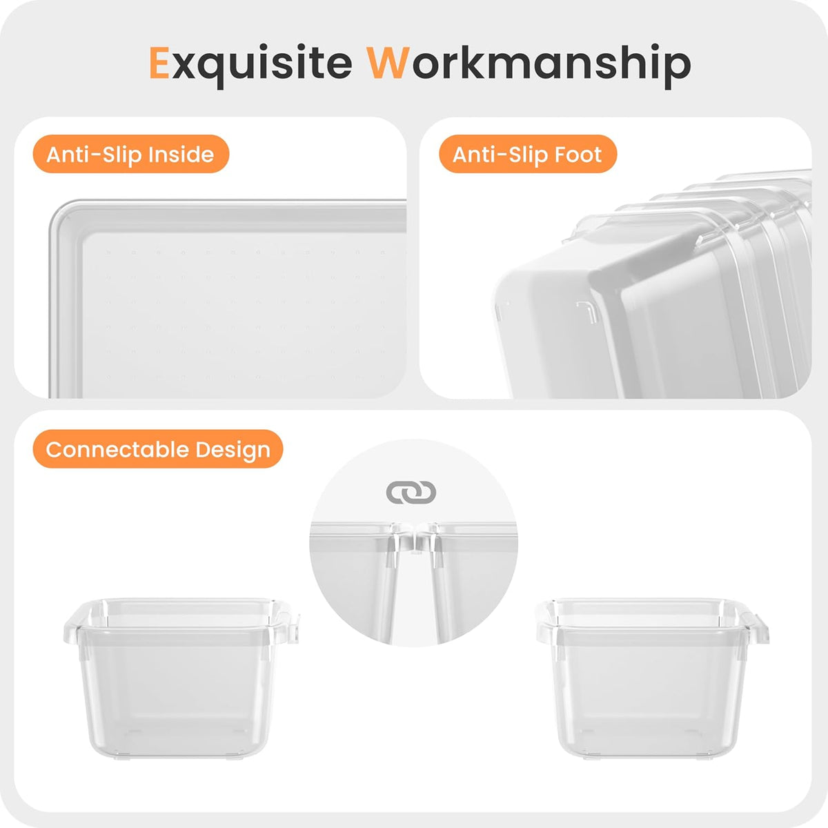【𝟓 𝐒𝐈𝐙𝐄】 Tool Box Organizer Tray Divider Set Drawer Organizer