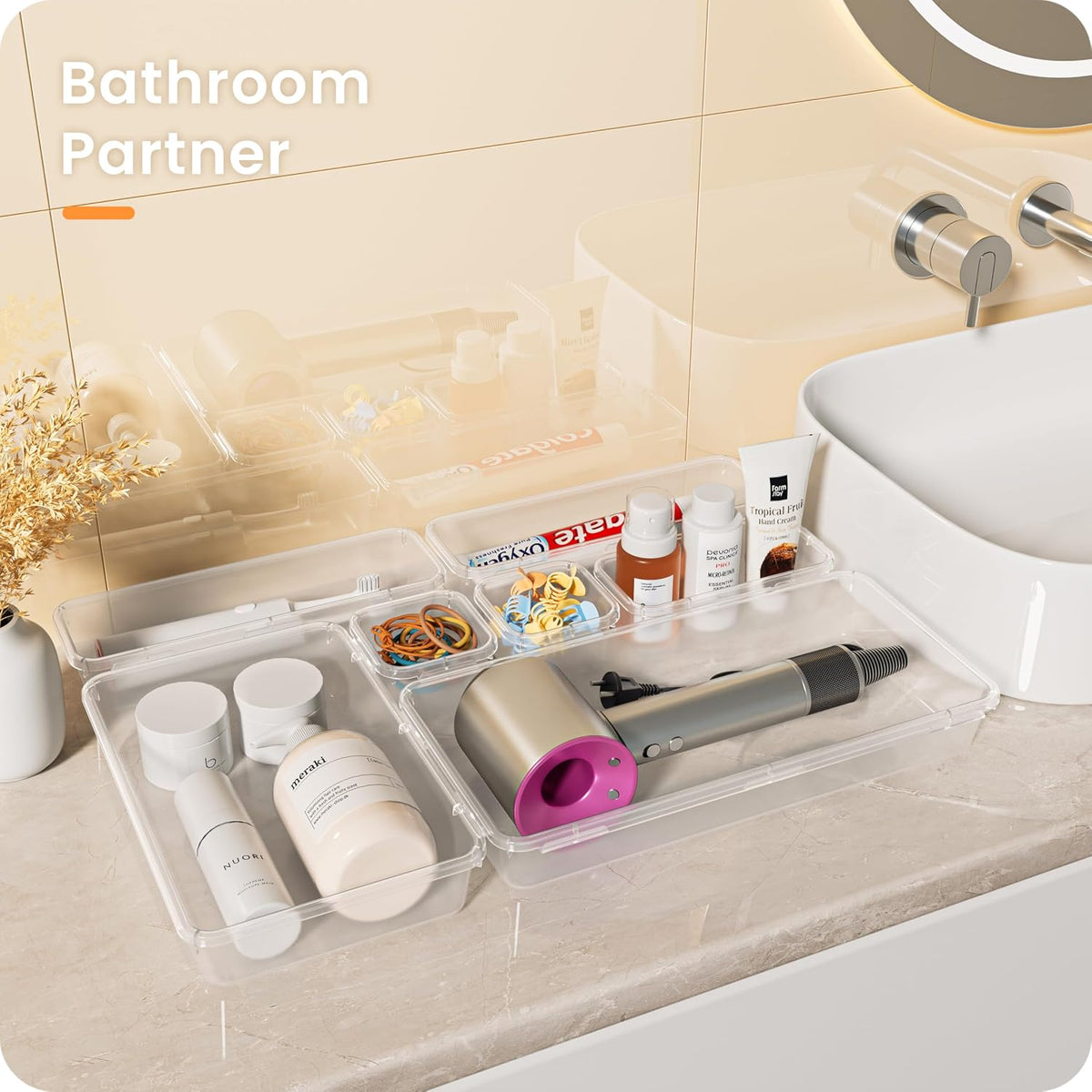 【𝟓 𝐒𝐈𝐙𝐄】 Tool Box Organizer Tray Divider Set Drawer Organizer