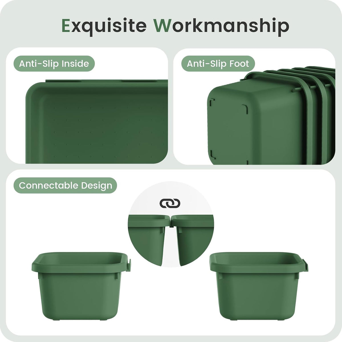 【𝟓 𝐒𝐈𝐙𝐄】 Tool Box Organizer Tray Divider Set Drawer Organizer