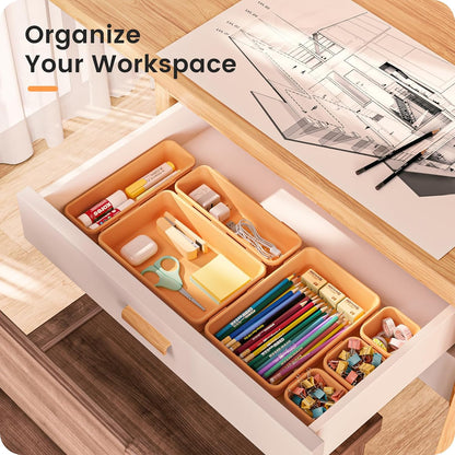【𝟓 𝐒𝐈𝐙𝐄】 Tool Box Organizer Tray Divider Set Drawer Organizer