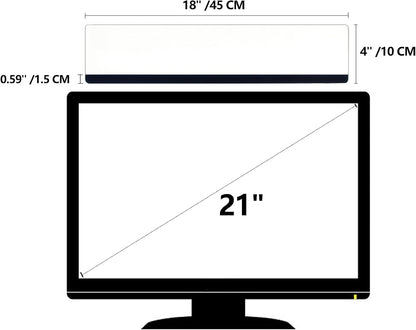 Monitor Memo Top, 18" Sticky Note Holder, Message Board