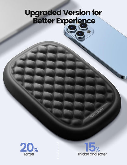 【Upgraded Larger and Thicker】 Elbow Rest Pad 1pc, Desk Wrist Rest Memory Foam Armrest, Ergonomic Mouse Cushion Support, Wrist Pain Relief for Computer Laptop Working Typing Gaming Office Gadget