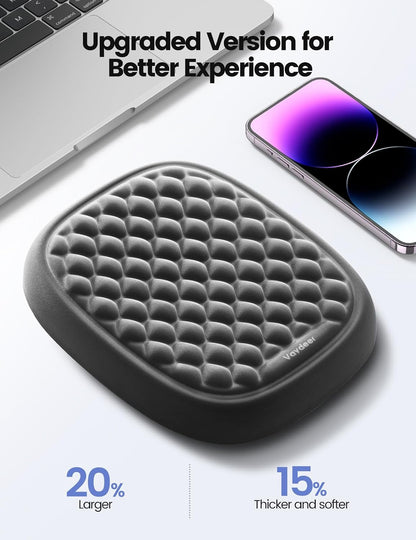 【Upgraded Larger and Thicker】 Elbow Rest Pad 1pc, Desk Wrist Rest Memory Foam Armrest, Ergonomic Mouse Cushion Support, Wrist Pain Relief for Computer Laptop Working Typing Gaming Office Gadget